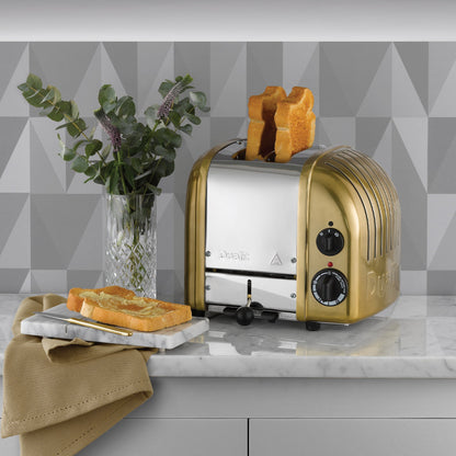 Dualit Toaster Paket 1, 2er Toaster mit Brötchenaufsatz