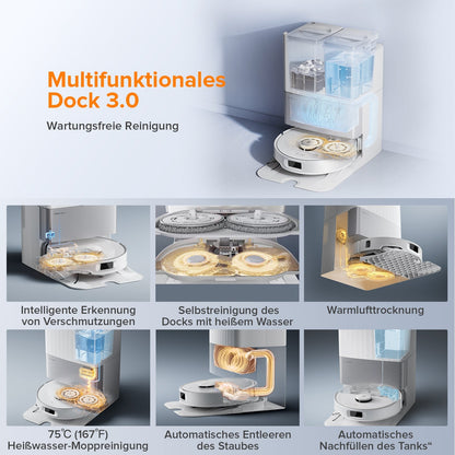 Roborock Qrevo Edge S5A Saugroboter mit Multifunktions-Dockingstation 3.0