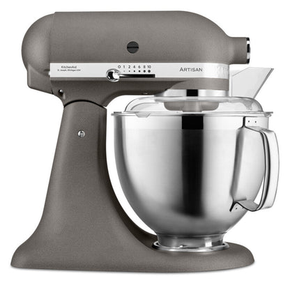 KitchenAid 4,8 L 5KSM185 Artisan Küchenmaschine Meatlover Metallfleischwolf 5KSMMGA Gr. 8
