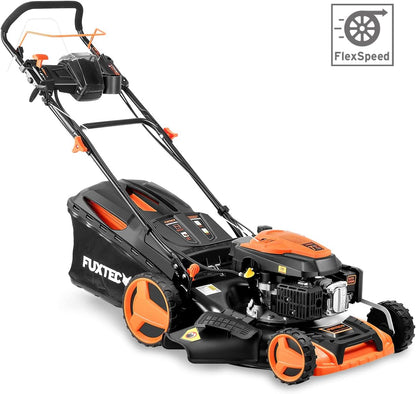 FUXTEC FX-RM5196eSPRO 4in1 Benzinmäher, E-Start & Antrieb, 51 cm Schnitt