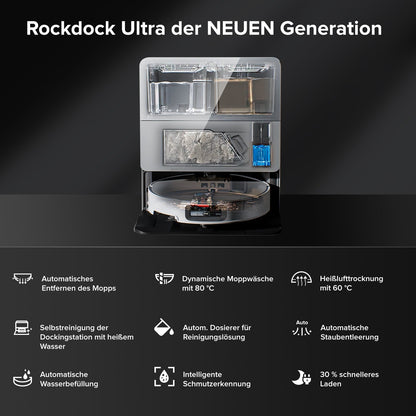 Roborock Saros 10 Saugroboter mit Dual Anti-Tangle System