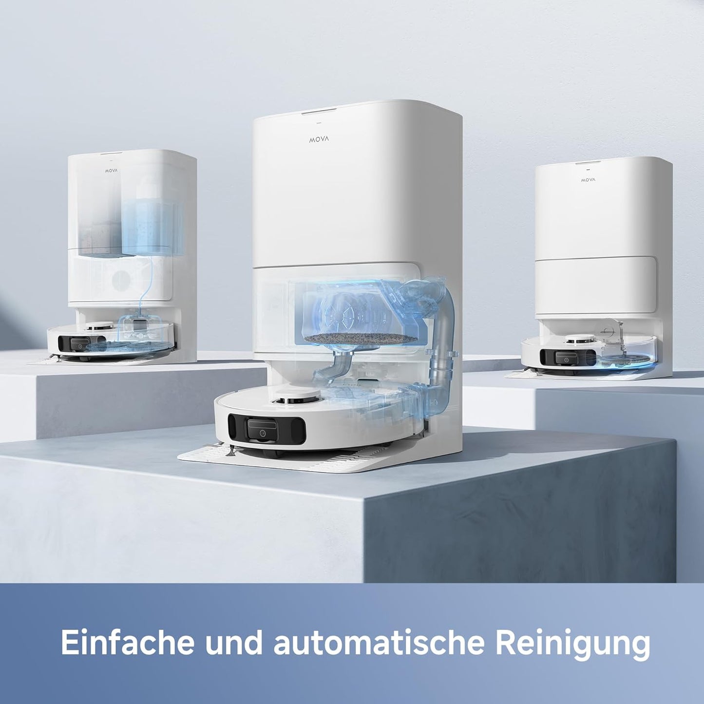 Mova E30 Ultra, 7.000Pa, Selbstreinigung, 10,5 mm Hebemopp, Teppicherkennung