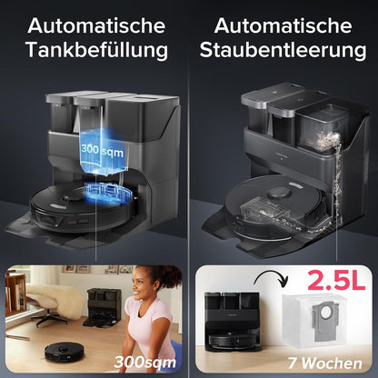 Roborock S7 Max Ultra, 5500 Pa, Selbstreinigung & App-Steuerung