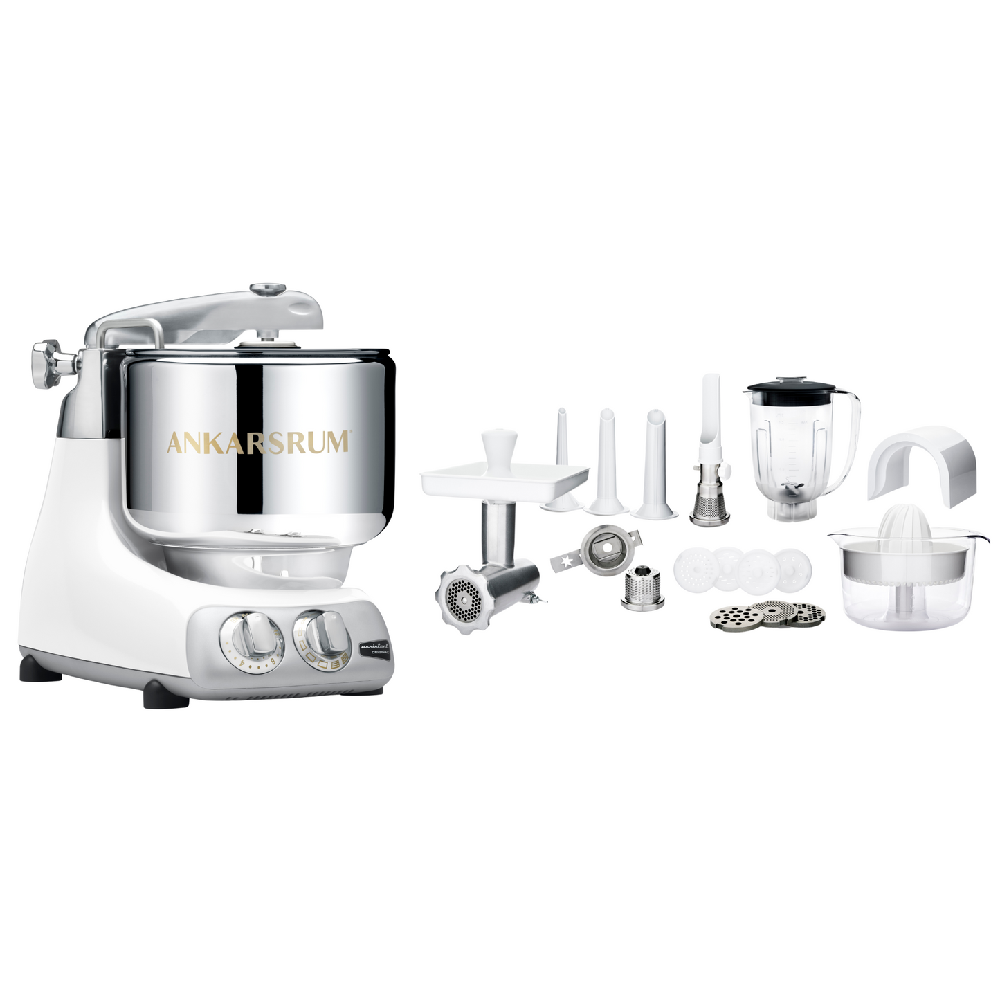 Ankarsrum Paket Allrounderset mit Deluxe Zubehörset