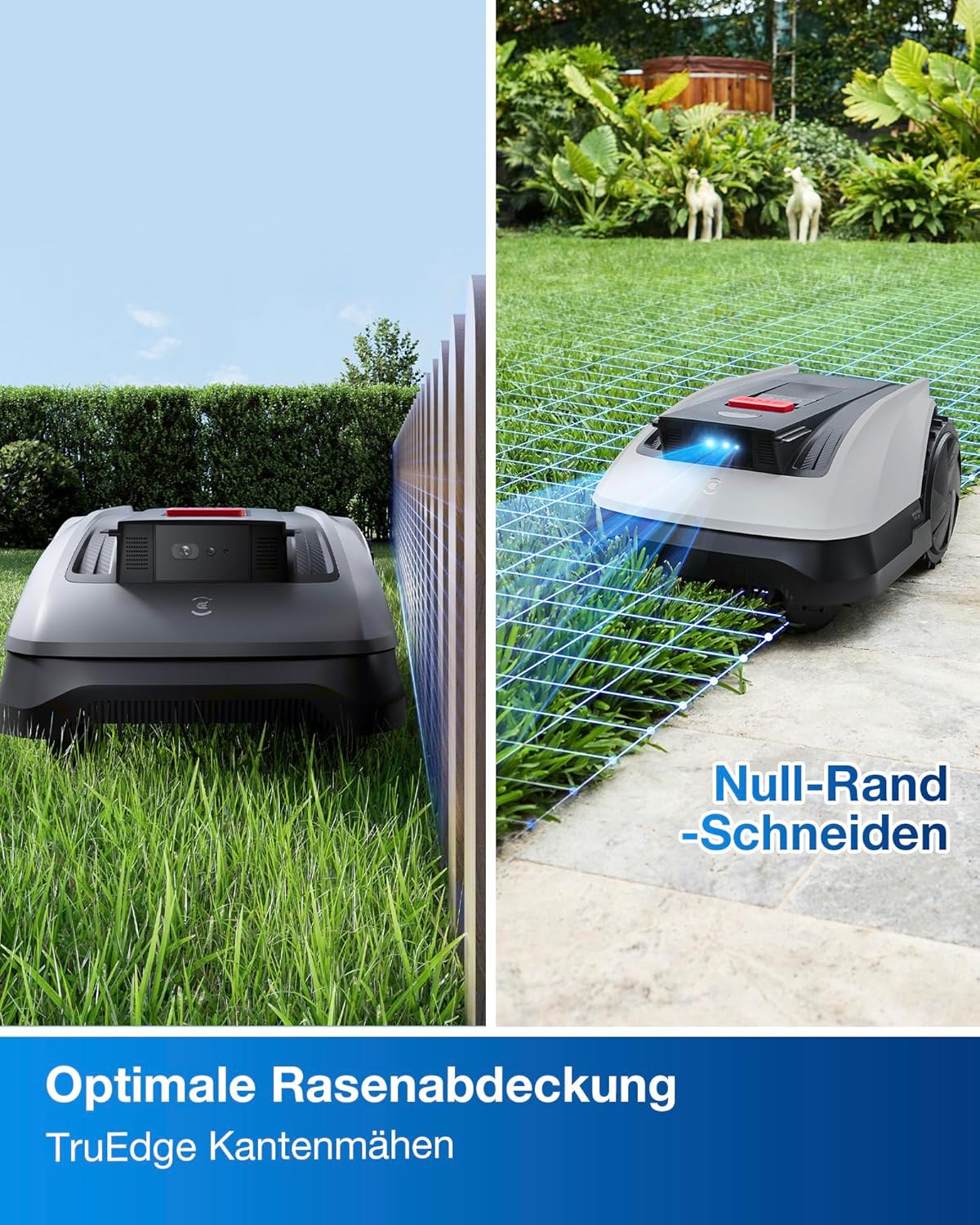 ECOVACS Goat O1200 Mähroboter 1200 m², RTK+Vision, ohne Kabel