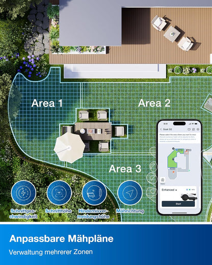 ECOVACS Goat O500 Mähroboter 500 m², LiDAR & ohne Kabel
