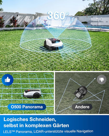 ECOVACS Goat O500 Mähroboter 500 m², LiDAR & ohne Kabel