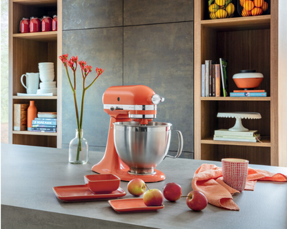 KitchenAid 4,8 L 5KSM185 Artisan Küchenmaschine Beginnerset Artisan Gemüseschneider+Flexirührer