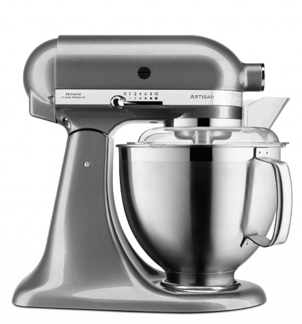 KitchenAid 4,8 L 5KSM185 Artisan Küchenmaschine Cookielover Artisan Fleischwolf+Spritzgebäck+Flexirührer