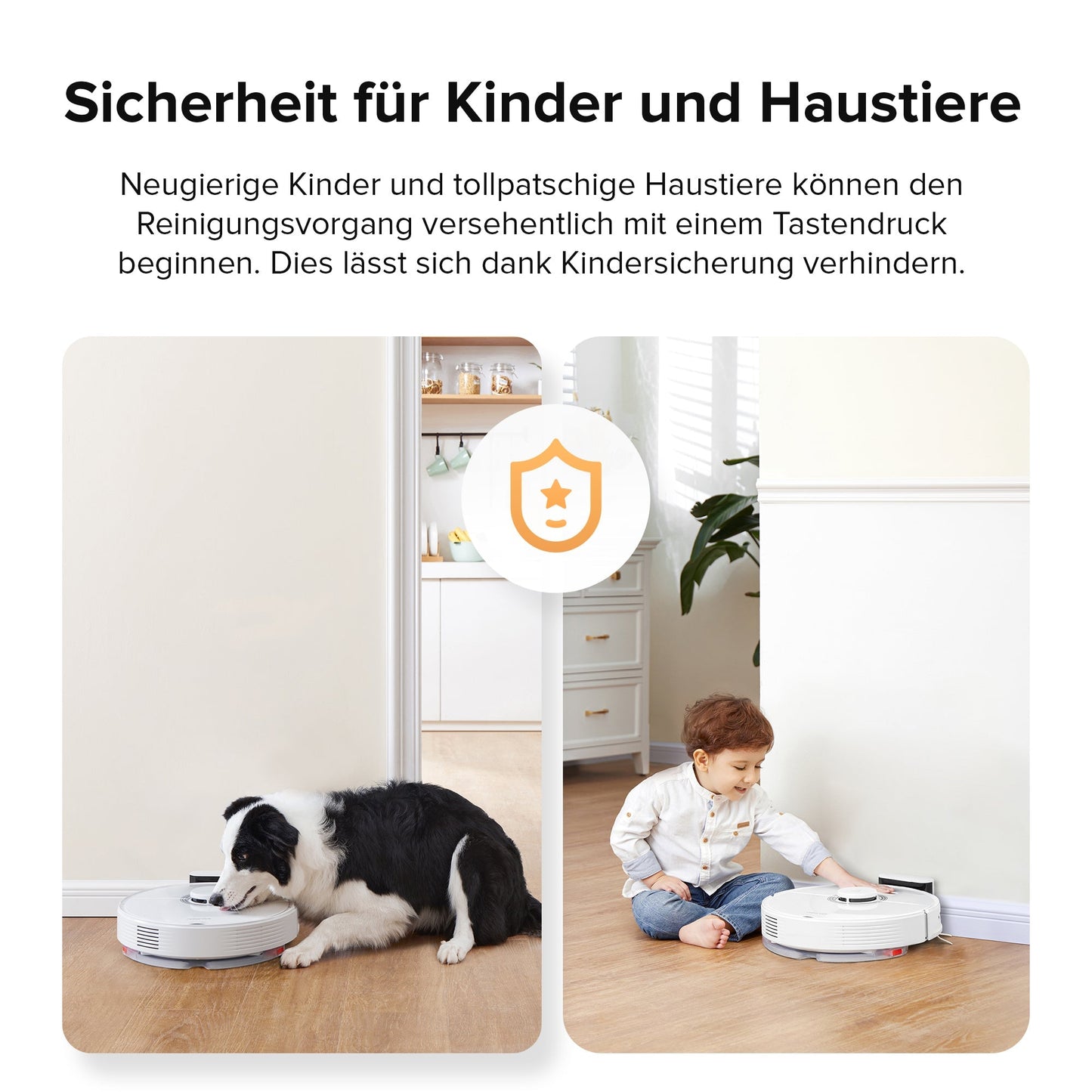 Roborock Q7 Max Saugroboter und Wischmopp mit 4200 Pa Saugleistung.