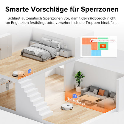 Roborock Q8 Max+ Saug- und Wischroboter mit Auto-Entleerungsstation